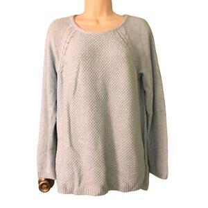 Sonoma Blue Oversized Sweater Tunic Woman Size Large Slouchy